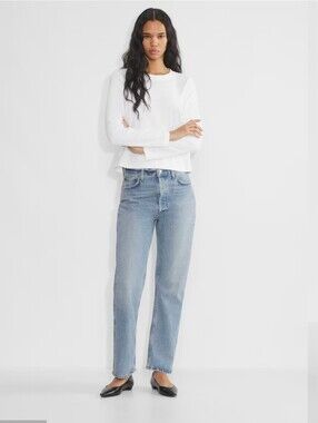 NWOT AGOLDE '90s Pinch Waist straight-leg jeans in light wash Size 30